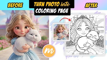Turn Photo Into Coloring Page