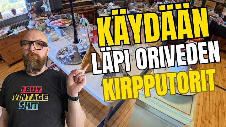 Mikä aika kova aarre löytyi Oriveden kirpputorilta!