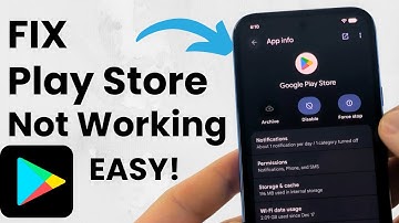 How To Fix Google Play Store Not Working
