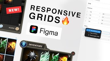 New Figma Grid Feature! Responsive Grid + Hug + Something Cool