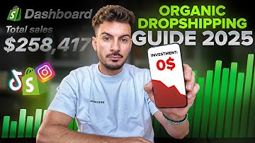 How To Start A Organic Dropshipping Brand in 2025