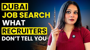 Dubai Job Search – What Recruiters Don