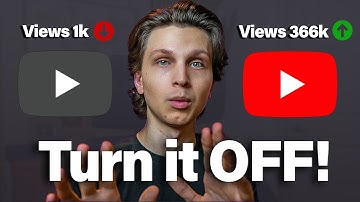 This NEW Hidden YouTube Setting is HURTING Your Views (Turn it OFF!)