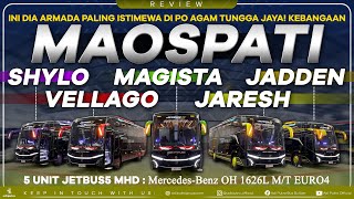 Armada Terbaru Paling Istimewa di PO Agam Tungga Jaya : 5 Unit JETBUS5 MHD Single Glass EURO4