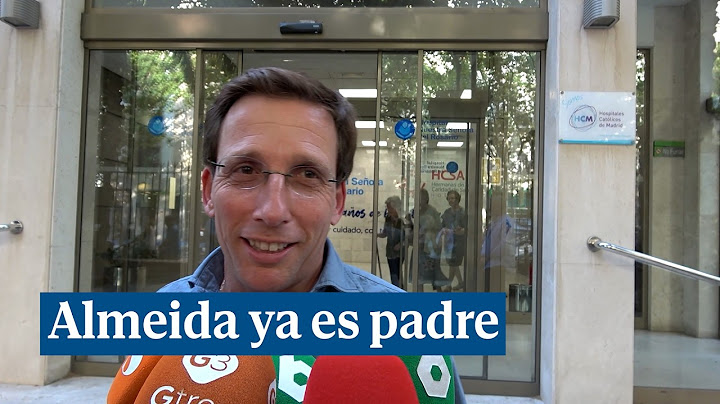 Primeras palabras de Almeida tras ser padre: "La sensación es indescriptible"