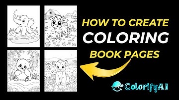 How to Create Coloring Book Pages in Colorify AI
