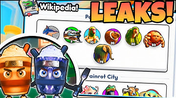 We Get ALL New LEAKED Secret BRAINROTS In Brainrot Evolution Update!