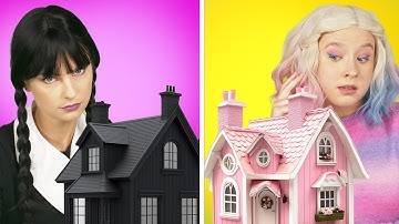 Wednesday VS Enid Bunk Bed Battle! *Funny Relatable Situations*