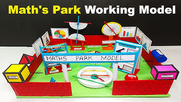 maths park working model for maths exhibition project - diy - craftpiller - maths tlm