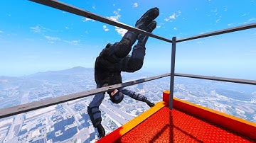 GTA 5 Parkour Fails & Jump Fails EP. 58 (EUPHORIA PHYSICS SHOWCASE)