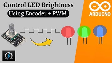 RGB LED-helderheidsregelaar met draai-encoder (met PWM)