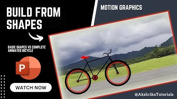 Cycle Animation in PowerPoint | Bicycle Motion Graphics Tutorial 2025
