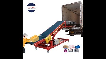 Fast Container Loading Conveyor System - UNITFINE Telescopic Belt