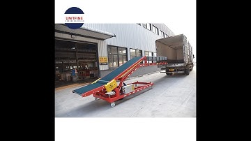 Fast Container Loading Conveyor System - UNITFINE Telescopic Belt
