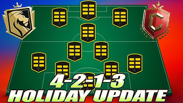 Holiday Update BROKE Your Formation! Apply These Game Breaking 4-2-1-3 Tactics to Win EVERY Game