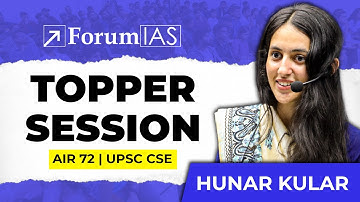 Topper Session with AIR 72 Hunar Kular: PSIR Strategy, Mindset & Interview Insights