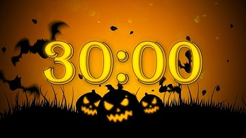 SPOOKIEST Countdown Timer EVER 30 Minutes of Halloween Music