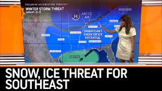 Snow and Ice Threat Returns for the Southeast U.S.