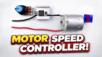 Simple DC Motor Speed Controller Circuit