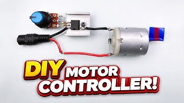 Simple DC Motor Speed Controller Circuit