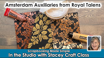 Royal Talens Amsterdam Auxiliaries Mediums - In the Studio with Stacey - Week 4 Class November 2025