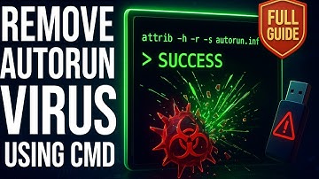 Hoe het Autorun-virus te verwijderen met behulp van de opdrachtprompt