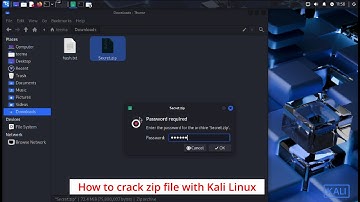 How to Crack a Password-Protected Zip File with Kali Linux