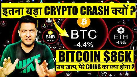 ⚠️ EMERGENCY - BITCOIN UNDER $87K !! WHY BITCOIN & CRYPTO MARKET CRASHING & WHAT TO DO ?