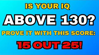 IF YOU SCORE 10 WITHIN 5 Minutes You Are A GENIUS!