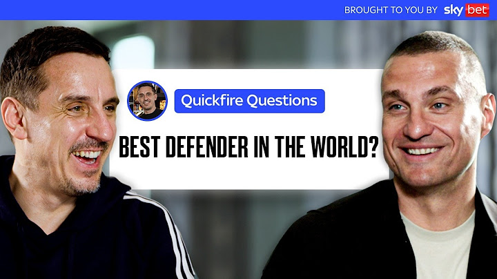 Nemanja Vidic’s Quickfire Questions with Gary Neville | The Overlap