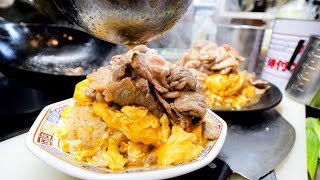 The most filling fried rice with meat and eggs! The young owner struggles to make the dish.