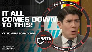 IT ALL COMES DOWN TO THIS 🍿 Clinching scenarios & matchups for the MLB playoffs ⚾ | Baseball Tonight