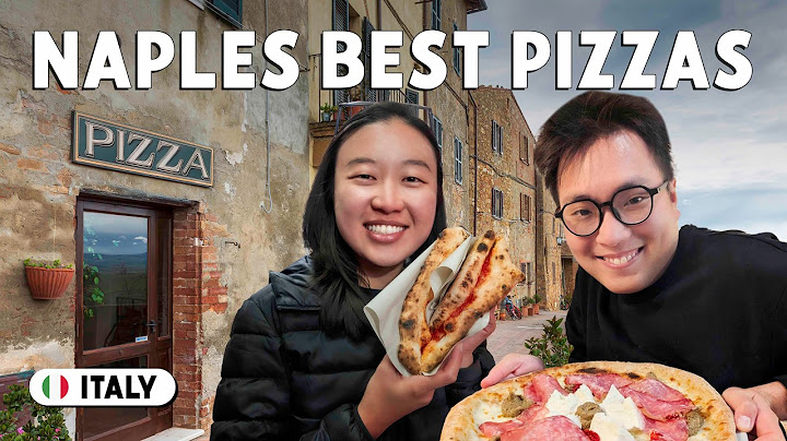 Eating the best pizzas in the birthplace of pizza (Naples, Italy) Pizza Fritta, Pizza a Portafoglio