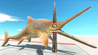 Giant Epic Spike vs Dinosaurs!