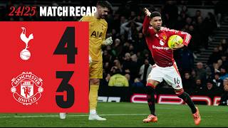 United Bow Out Of Carabao Cup | Tottenham 4-3 Man Utd