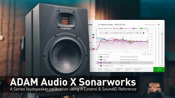 ADAM Audio & Sonarworks | A Series loudspeaker calibration using A Control & SoundID Reference