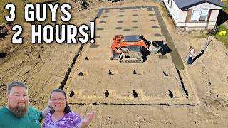 Download lagu The Foundation is DONE!! New Manufactured Home Build