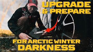 Norwegian Xplorer VAN LIFE UPGRADES for Surviving Arctic Winter Camping in Blizzard & Snow Storms