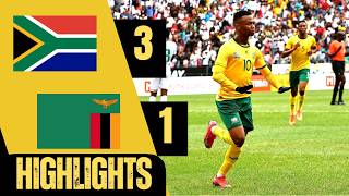 BAFANA BAFANA vs ZAMBIA | MATCH HIGHLIGHTS | ALL GOALS | INTERNATIONAL FRIENDLY 