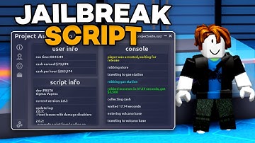 [FREE] Jailbreak Script | Auto Farm, Auto Rob, Server Hop, Anti AFK, Auto Robbery | PC & MOBILE