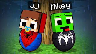 Baby JJ SPIDER MAN and Baby Mikey SYMBIOT Were Left ALONE FOREVER in Minecraft - Maizen
