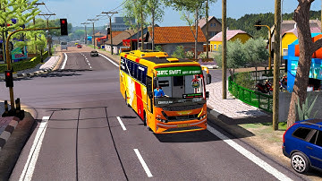 Ksrtc Swift Garuda Ac Seater Bus On Duty | Ets2 Bus Driving | Indian Bus Game