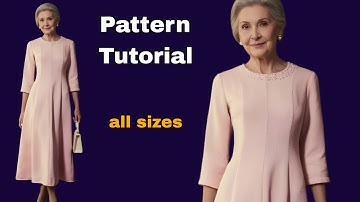✅ Simple Midi Dress Pattern for Beginners | The Stunning Result Will Surprise You