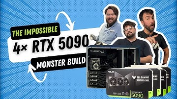 Extreme Custom Workstation | 4× NVIDIA RTX 5090 GPUs + AMD Threadripper 7975WX in a 5U Rackmount!