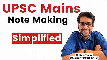 How to make notes for UPSC Mains before 2025 ENDS!