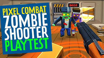 Pixel Combat: Zombie Shooter — Zombie Wave Survival FPS (Playtest Gameplay)