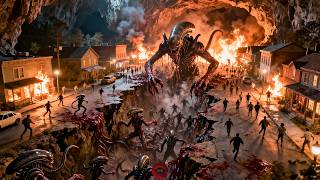 【Monster😈Movie】溶洞深处裂缝大开！外星异形怪兽狂潮涌出，小镇秒变血腥地狱！#中国电影#悬疑 #movie #惊悚 #悬疑 #探险 #奇幻 #僵尸 #恐怖 #剧精彩