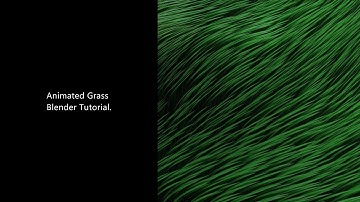 Creating Procedural Animated Grass in Blender with Geometry Nodes - Tutorial