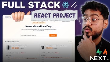 Full Stack React Project ( Price Tracker Platform ) - Next JS, Supabase, Firecrawl, Shadcn 🔥🔥