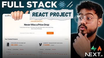 Full Stack React Project ( Price Tracker Platform ) - Next JS, Supabase, Firecrawl, Shadcn 🔥🔥